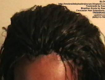 Tree Braids with KAALE Brand Wet n Wavy loose wave human hair Top353.