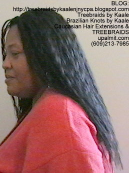 Tree Braids- with Wet n Wavy human hair Left2244.