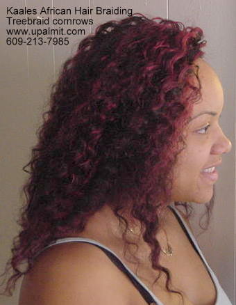 Treebraids cornrows by Kaale's 24hr braiding service (609) 606-2893.