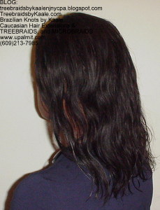 Tree Braids by Kaale used Loose Body Wavy pure Brazilian Remy hair Left31013.