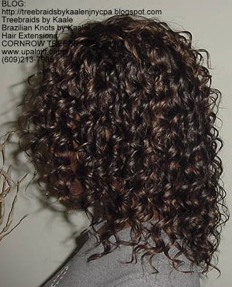 Cornrow Tree Braids Wet n wavy human hair Left182.