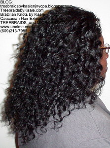 Tree Braids by Kaale- Cornrow treebraids with deep bulk hair Right.