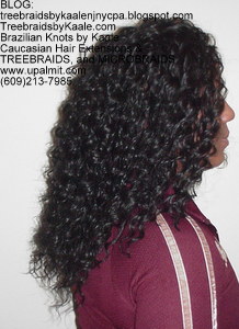 Tree Braids by Kaale, cornrow treebraids in curly 1R313.