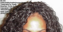 Tree Braids by Kaale- Cornrows with deep bulk hair An2 Top.