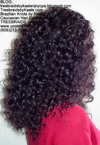 Tree Braids by Kaale- Cornrows with deep bulk hair An3 Right.