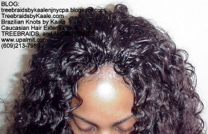 Tree Braids by Kaale- Cornrows with deep bulk hair An3 Top.
