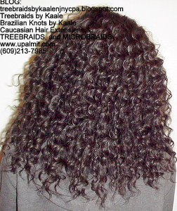 Tree Braids by Kaale- Cornrows with deep bulk hair Back.