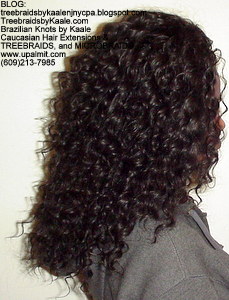 Tree Braids by Kaale- Cornrows with deep bulk hair Right.