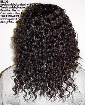 Tree Braids by Kaale- cornrows with deep bulk human hair Back2714.