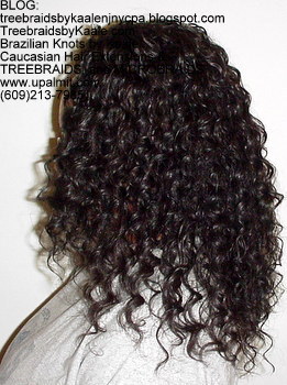 Tree Braids by Kaale- cornrows with deep bulk human hair Left2715.
