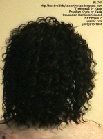 Tree Braids by Kaale- Cornrows with deep bulk hair Cy Back.