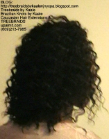 Tree Braids by Kaale- Cornrows with deep bulk hair Cy Right.