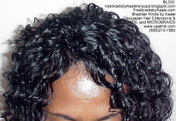 Tree Braids by Kaale- Cornrows with deep bulk hair Di3 Top.
