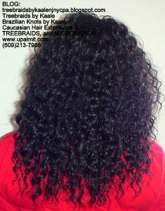 Tree Braids by Kaale- Cornrows with deep bulk hair AdBack.