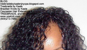 Tree Braids by Kaale- Cornrows with deep bulk hair AdTop.