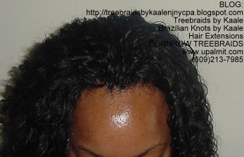 Tree Braids using KAALE Brand Deep Bulk human hair Top204.