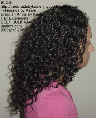Deep Bulk Wavy KAALE Brand human hair Treebraids Right2161.