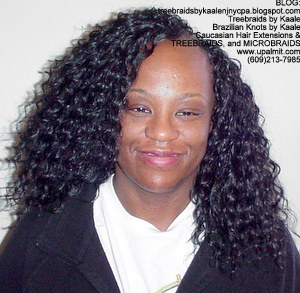 Tree Braids by Kaale- Cornrows with Straight human hair Back2746.