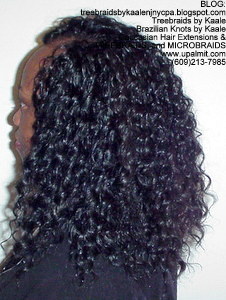 Tree Braids by Kaale- Cornrows with Straight human hair Back2746.