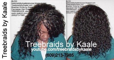 Tree Braids by Kaale, Individual treebraids Medium size Right41213.