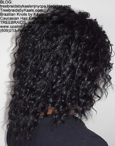 Tree Braids by Kaale- Individual Treebraids with wavy hair again, Top2292.