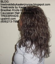 Tree Braids- Loose Wavy human hair Left2227.