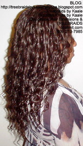 Tree Braids by Kaale- Cornrows with loose deep hair Right6.