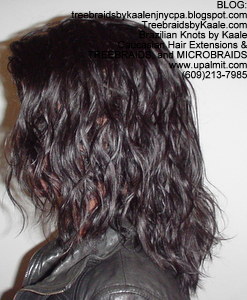 Tree Braids by Kaale- cornrow treebraids virgin Brazilian curly Remy hair, LeftTall.