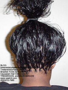 Tree Braids by Kaale- Indian remy hair in individual treebraids Bk2261.