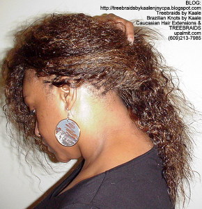 Tree Braids by Kaale- Small Cornrow treebraids hair Left2719.