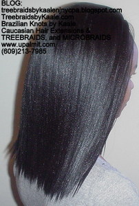 Tree Braids by Kaale- Cornrows with Straight Yaky hair Right2744.