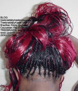 Tree Braids by Kaale- Cornrows with Double Breasted style Back2750.