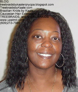 Tree Braids by Kaale- cornrow treebraids and Spanish Bulk hair- Frt.