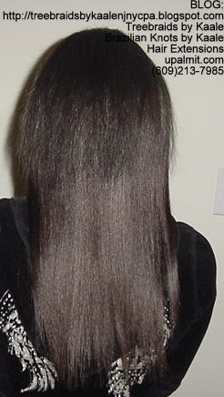 Track or Weft hair extensions- AFTER.