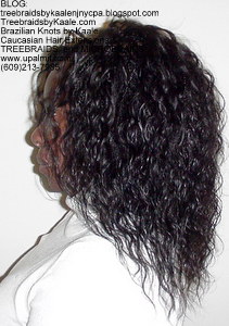 Tree Braids by Kaale- Individual treebraids with wavy hair Left2275.