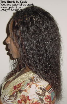 Microbraids, Left side 12.