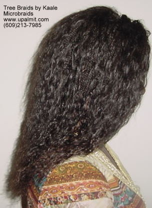 Microbraids, right side 9.