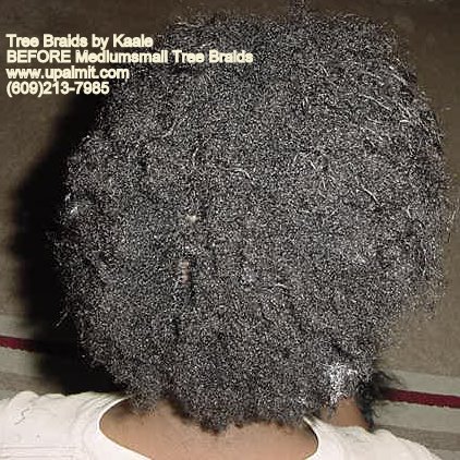 Wavy and curly tree braids- transitioning, nappy hair.