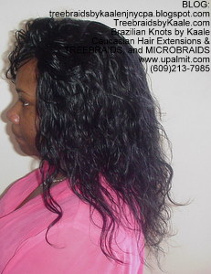 Tree Braids by Kaale- cornrow treebraids with Indian Remy hair from RemyHairSales.com, Back41313.