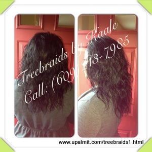 Tree Braids by Kaale- traditional cornrow treebraids in SmallMedium size pure Brazilian curly remy hair sales Front7302013.