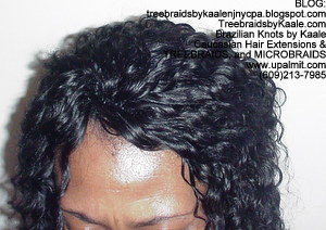 Tree Braids by Kaale using real Brazilian hair- Top.