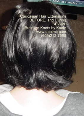 Treebraids by Kaale- straight hair extensions Cai BEFORE, Bk.