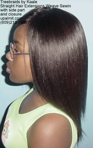 Straight hair extensions, Sewin- L12.