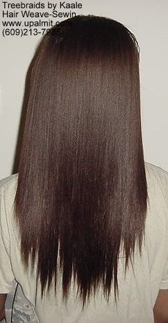 Straight hair extensions, Sewin- Back11.