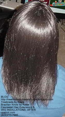 Track or Weft hair extensions.