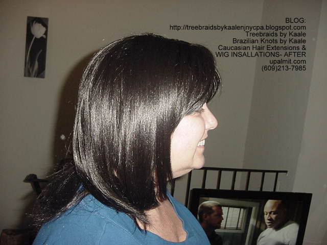 Track or Weft hair extensions.