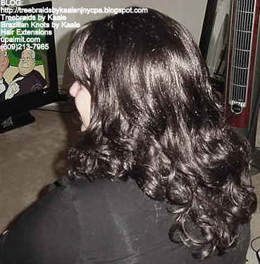 Weft or Track hair extensions, Updo Right.