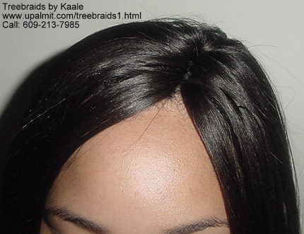 Treebraids with invisible part.