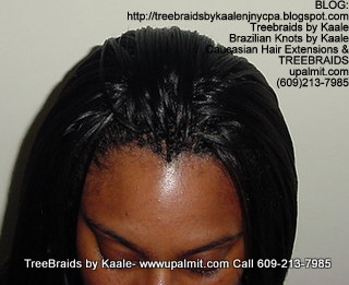 Treebraids with Wavy human hair Top2191.