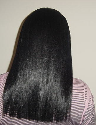 Straight Tree Braids, Back.